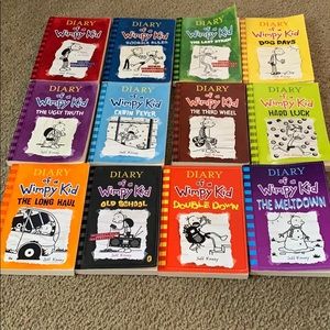 Diary of a wimpy kid book set. Missing #12